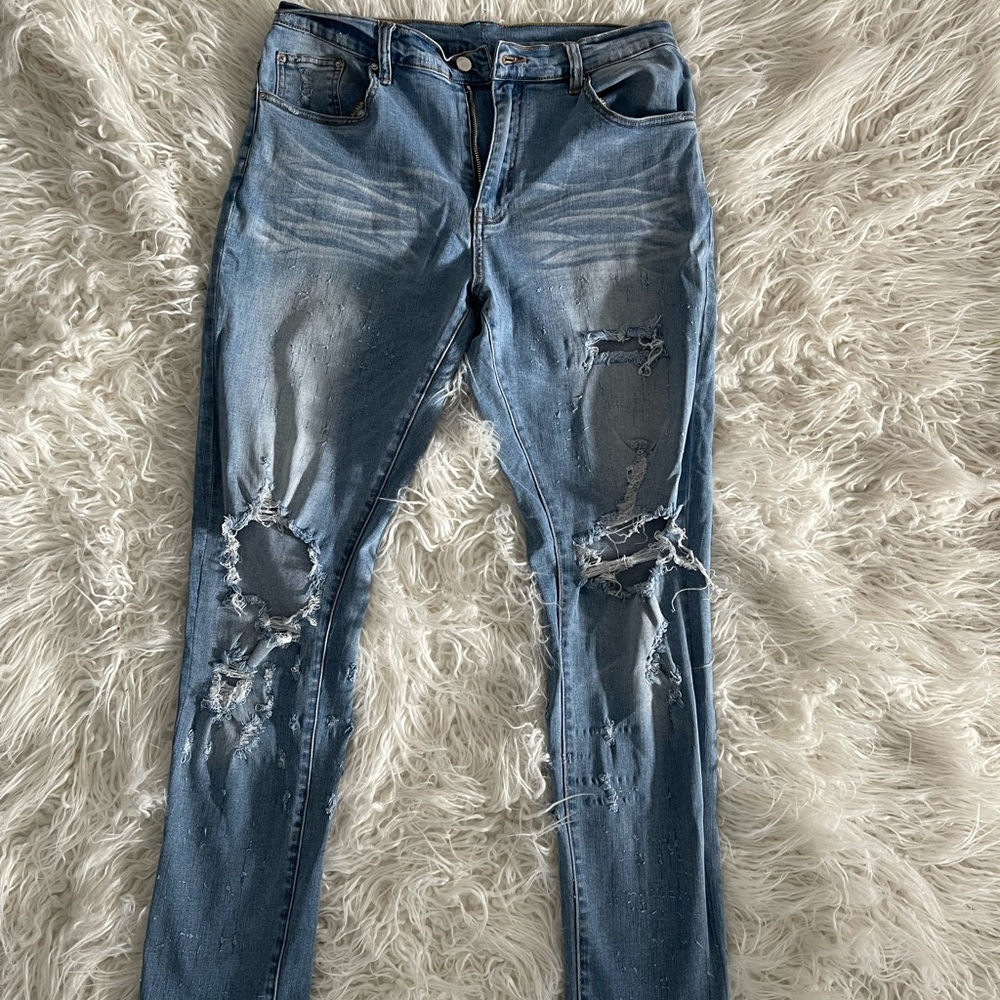 Amiri Shotgun jean light indigo